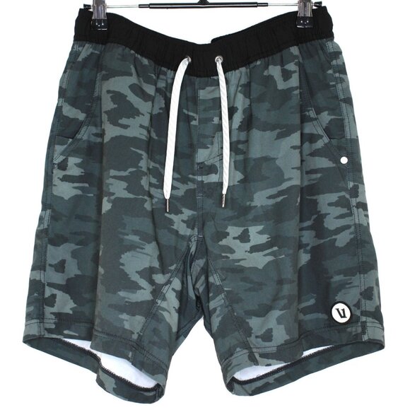 Vuori Mens Medium 29 x 7 Kore Camo Lined Shorts M1049 - Picture 1 of 6